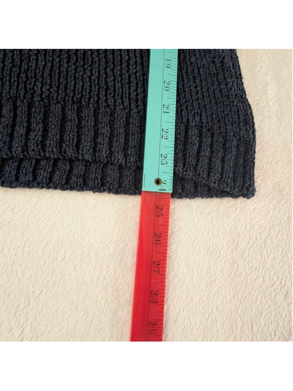 Grey Lab Ribbed Sleeveless Sweater - XS - Picture 6 of 8